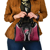 North Harbour 2026 Rugby Custom Shoulder Handbag NZ Maori Silver Fern LT14 - Polynesian Pride