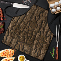 Kioranga Moriori New Zealand Apron Kopi Rakau Carving Art LT14 Brown - Polynesian Pride