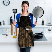 Moriori Kekoru New Zealand Personalised Apron Kopi Rakau Carving Chatham Islands Map LT14 - Polynesian Pride