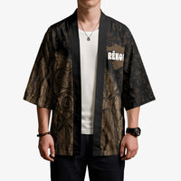 Moriori Kekoru New Zealand Personalised Kimono Kopi Rakau Carving Chatham Islands Map LT14 - Polynesian Pride