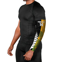 New Zealand Australia Rugby Bledisloe 2026 Custom Arm Sleeves Champion Trophy Maori Aboriginal Art LT14 - Polynesian Pride
