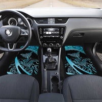 New Zealand Stingray Car Mats Aotearoa Whai With Maori Paua Shell