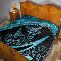 New Zealand Stingray Quilt Aotearoa Whai With Maori Paua Shell LT14 - Polynesian Pride