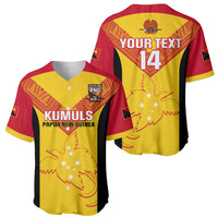 Custom Papua New Guinea Rubgby Baseball Jersey Pacific 2023 Go PNG Kumuls LT14 - Polynesian Pride