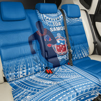 Samoa Rugby Back Car Seat Cover Pacific 2023 Go Toa Samoa LT14 - Polynesian Pride