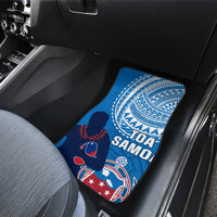 Samoa Rugby Car Mats Pacific 2023 Go Toa Samoa LT14 - Polynesian Pride