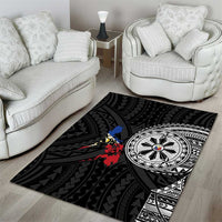 Philippines Strong Area Rug Filipino Map Polynesian Tattoo - Polynesian Pride