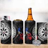 Philippines Strong 4 in 1 Can Cooler Tumbler Filipino Map Polynesian Tattoo - Polynesian Pride