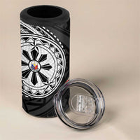Philippines Strong 4 in 1 Can Cooler Tumbler Filipino Map Polynesian Tattoo - Polynesian Pride