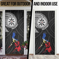 Philippines Strong Door Cover Filipino Map Polynesian Tattoo - Polynesian Pride