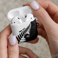 New Zealand Lawn Bowls Custom AirPods Case Aotearoa Silver Fern - Polynesian Pride