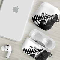 New Zealand Lawn Bowls Custom AirPods Case Aotearoa Silver Fern - Polynesian Pride