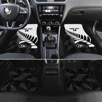 New Zealand Lawn Bowls Custom Car Mats Aotearoa Silver Fern - Polynesian Pride
