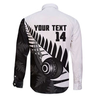 New Zealand Lawn Bowls Custom Family Matching Tank Maxi Dress and Hawaiian Shirt Aotearoa Silver Fern - Polynesian Pride