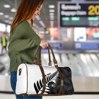 New Zealand Lawn Bowls Custom Travel Bag Aotearoa Silver Fern - Polynesian Pride
