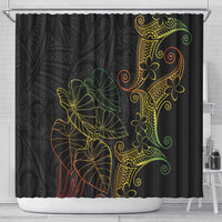 Aloha Hawaii Kalo Shower Curtain Reggae Taro Polynesian Pattern LT14 - Polynesian Pride