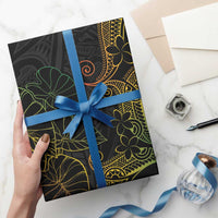 Aloha Hawaii Kalo Wrapping Paper Reggae Taro Polynesian Pattern - Polynesian Pride