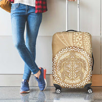 Tonga Ngatu Turtle Luggage Cover Vintage Tongan Tapa Cloth LT14 - Polynesian Pride