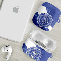 Queen Salote College 100th Anniversary Personalized AirPods Case Est 1926 Kolisi Fefine Tongan Ngatu Pattern LT14 - Polynesian Pride