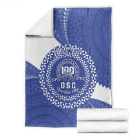 Queen Salote College 100th Anniversary Personalized Blanket Est 1926 Kolisi Fefine Tongan Ngatu Pattern