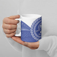 Queen Salote College 100th Anniversary Ceramic Mug Est 1926 Kolisi Fefine Tongan Ngatu Pattern