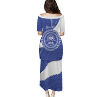 Queen Salote College 100th Anniversary Personalized Family Matching Puletasi and Hawaiian Shirt Est 1926 Kolisi Fefine Tongan Ngatu Pattern