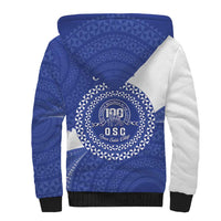 Queen Salote College 100th Anniversary Personalized Sherpa Hoodie Est 1926 Kolisi Fefine Tongan Ngatu Pattern