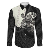 Black Polynesia Tribal Octopus Tattoo Family Matching Puletasi and Hawaiian Shirt Pikake Lei Polynesian Pattern