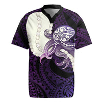 Purple Galaxy Polynesia Tribal Octopus Tattoo Rugby Jersey Pikake Lei Polynesian Pattern