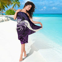 Purple Galaxy Polynesia Tribal Octopus Tattoo Sarong Pikake Lei Polynesian Pattern