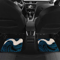 Blue Galaxy Polynesia Tribal Octopus Tattoo Car Mats Pikake Lei Polynesian Pattern