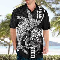 Kanaloa Aloha Hawaii Hawaiian Shirt Humpback Whale Octopus Tattoo Kakau Pattern