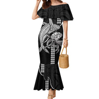 Kanaloa Aloha Hawaii Mermaid Dress Humpback Whale Octopus Tattoo Kakau Pattern