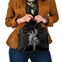 Kanaloa Aloha Hawaii Shoulder Handbag Humpback Whale Octopus Tattoo Kakau Pattern