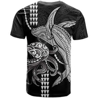 Kanaloa Aloha Hawaii T Shirt Humpback Whale Octopus Tattoo Kakau Pattern LT14 - Polynesian Pride