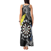 Personalised Cook Islands Darts Tank Maxi Dress Kuki Airani Tribal Pattern LT14 - Polynesian Pride