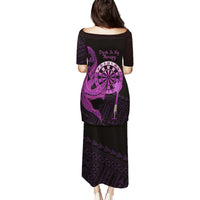 Aloha Hawaii Darts Puletasi Dart Board With Polynesian Shark - Purple LT14 - Polynesian Pride