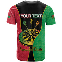 Personalised Vanuatu Darts T Shirt Happiness Is A Tight Threesome Sand Drawing Art