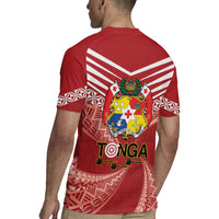 Tonga Darts Rugby Jersey Tongan Ngatu Pattern