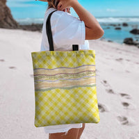Yellow Palaka Hawaii Leis Elegant Vibes Tote Bag