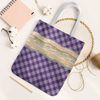 Purple Palaka Hawaii Leis Elegant Vibes Tote Bag