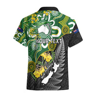 Personalised New Zealand And Australia Hawaiian Shirt Aboriginal Mix Aotearoa Maori Unique Style LT14 - Polynesian Pride