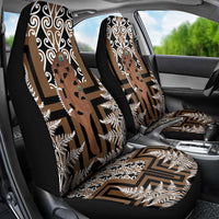 New Zealand Car Seat Cover Maori Maripi Knife With Poutama Art LT14 - Polynesian Pride