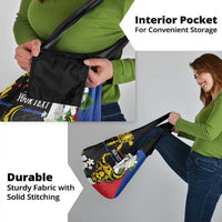 Personalised Philippines Carabao Grocery Bag Filipino Sun Mix Sampaguita Flower