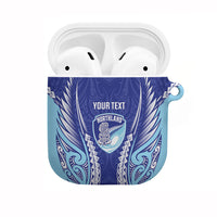 Northland 2026 Rugby Custom AirPods Case NZ Maori Silver Fern LT14 Blue - Polynesian Pride