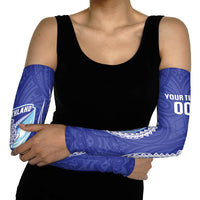 Northland 2026 Rugby Custom Arm Sleeves NZ Maori Silver Fern LT14 - Polynesian Pride