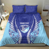 Northland 2026 Rugby Custom Bedding Set NZ Maori Silver Fern
