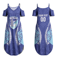 Northland 2026 Rugby Custom Couples Matching Summer Maxi Dress and Hawaiian Shirt NZ Maori Silver Fern LT14 - Polynesian Pride
