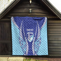 Northland 2026 Rugby Custom Quilt NZ Maori Silver Fern
