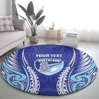 Northland 2026 Rugby Custom Round Carpet NZ Maori Silver Fern